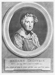 Porträt von Madame Geoffrin